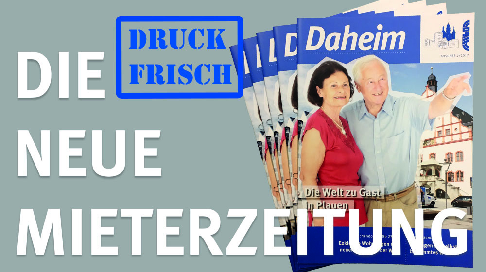 Mieterzeitung, Daheim, WbG Plauen